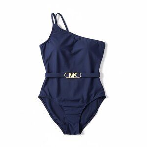 Michael Michael Kors Women's Embellished One-Shoulder One-Piece Size 12